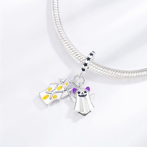 Halloween Charm Fit Women Bracelet Necklaces Fashion Gifts 925 Sterling Silver DIY Jewelry in Saudi Arabia