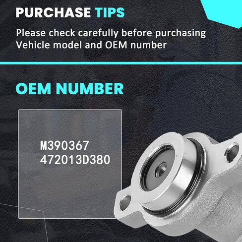M390367 PartsFlow Brake Master Cylinder compatible with Toyota 4runner 1996 1997 1998 1999 2000 V6 3.4L L4 2.7L 130.44727 472013D380 in Saudi Arabia
