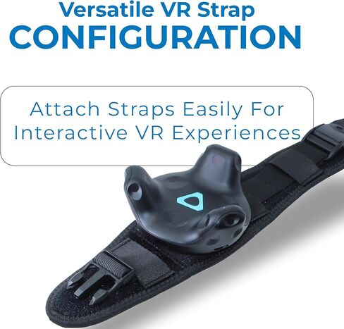 Skywin VR Tracker Belt, Hand Strap, and Protective Silicon Skins for HTC Vive System Tracker Pucks - Adjustable Belt, Straps, Protective Skins for VR Vive Trackers (1 Belt + 2 Hand Straps + 2 Skins) in Saudi Arabia