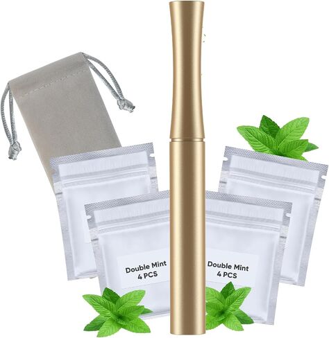 Stylish Gold Air Flavored Device,16 Replaceable Inner Cores,Natural Ingredients Extracted,Helps Improve Bad Habits-0419-05 in Saudi Arabia