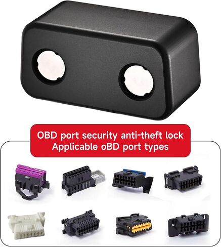 OBD2 Port Immobilizer Tool for Car/SUV/Truck OBD2 Port Protector, OBD2 Lock Immobilizer Protector (Black) in Saudi Arabia