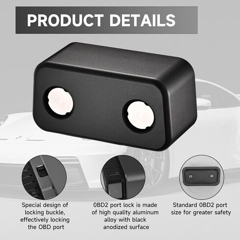 OBD2 Port Immobilizer Tool for Car/SUV/Truck OBD2 Port Protector, OBD2 Lock Immobilizer Protector (Black) in Saudi Arabia