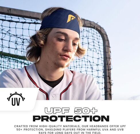 Franklin Sports Baseball + عصابة رأس الكرة اللينة - تمرين البالغين + عصابات رياضية للرجال + نساء - عرق الفتل للتشغيل + التمرين - حجم واحد يناسب أكثر in Kuwait