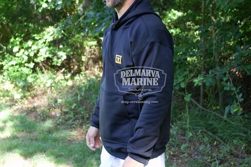 Guy Cotten Wind Pro Arctic Fleece Hoodie ، أسود كبير in Kuwait