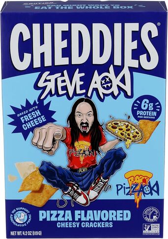 Cheddies Pizza Cheesy Cracker, 4.2 OZ in Saudi Arabia