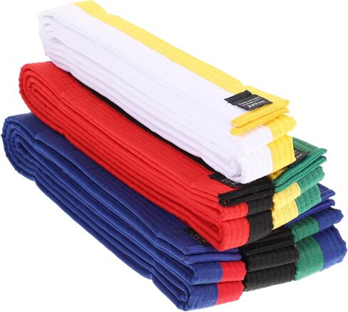 6pcs Martial Arts Belts Taekwondo Belts for Boys and Girls Teens Adults Karate Uniform in Saudi Arabia