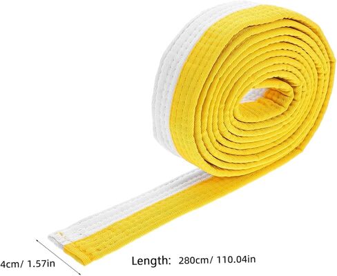 Adjustable Judo Belt for Martial Arts Karate Aikido Uniform Belt Soft Comfort Fit in Saudi Arabia