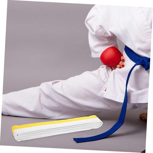 Adjustable Judo Belt for Martial Arts Karate Aikido Uniform Belt Soft Comfort Fit in Saudi Arabia