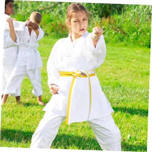 Adjustable Judo Belt for Martial Arts Karate Aikido Uniform Belt Soft Comfort Fit in Saudi Arabia