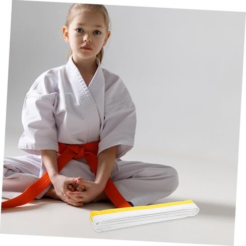 Adjustable Judo Belt for Martial Arts Karate Aikido Uniform Belt Soft Comfort Fit in Saudi Arabia