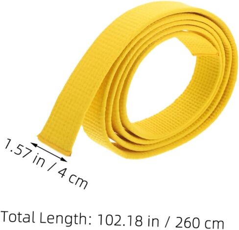 Colored Taekwondo Belt Durable Martial Arts Waist Belt for Men Women for Karate Training for Various Martial Arts Styles in Saudi Arabia