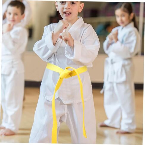 Colored Taekwondo Belt Durable Martial Arts Waist Belt for Men Women for Karate Training for Various Martial Arts Styles in Saudi Arabia