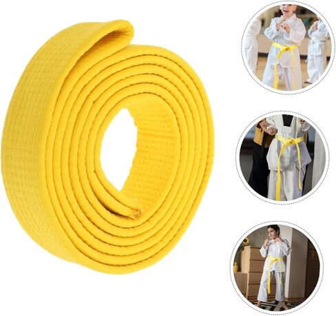 Colored Taekwondo Belt Durable Martial Arts Waist Belt for Men Women for Karate Training for Various Martial Arts Styles in Saudi Arabia