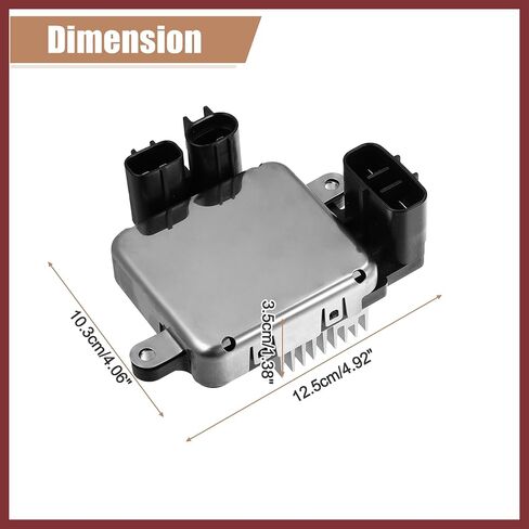 Engine Cooling Fan Controller for Toyota Avalon Camry Highlander RAV4 Sienna Venza Cooling Fan Control Module Replaces 89257-30060 89257-30070 89257-30080 Replace Parts in Saudi Arabia