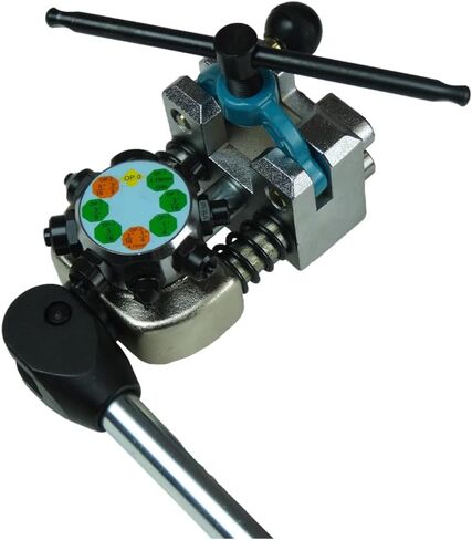K Tool International 70081 45 درجة أدوات إبطال خط الفرامل للسيارات للكراجات ومحلات الإصلاح و DIY وتصميم واحد ومزدوج وفقاعي ، مشبك مثبت على الطراز T ، مصنفة على طراز البرج in Saudi Arabia