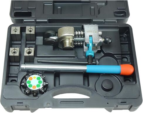 K Tool International 70081 45 درجة أدوات إبطال خط الفرامل للسيارات للكراجات ومحلات الإصلاح و DIY وتصميم واحد ومزدوج وفقاعي ، مشبك مثبت على الطراز T ، مصنفة على طراز البرج in Saudi Arabia