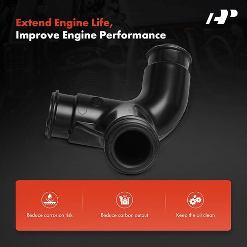 A-Premium Engine Crankcase Breather Hose Compatible with Volkswagen Passat 2000-2005 L4 1.8L V6 2.8L & Audi A4 2001-2005 L4 1.8L in Saudi Arabia