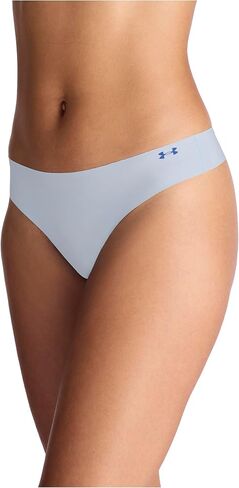 Under Under Armor Womens 3 puk pure stretch no show thong infereal و comfort طوال اليوم وملاءمة فائقة النعومة in Kuwait
