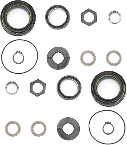 50381 Outer Axle Knuckle Tube Dust Seal Inner Tube Seal Thrust Washer Seals Kit, Replacement for Ford Super Duty Excursion F Series 250 350 450 550 1998-2005, Replaces 47766 in Saudi Arabia