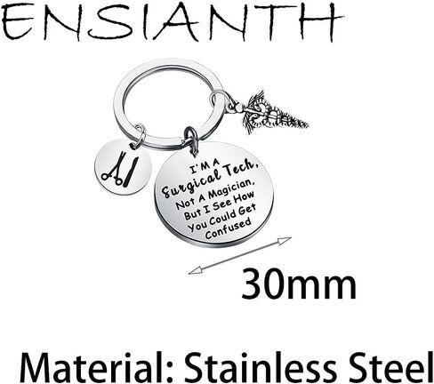 ENSIANTH Surgical Tech Keychain Surgical Technologist Gift Gift for Surgical Nurse Medical Student Graduation Gift (Surgical Tech) in Saudi Arabia