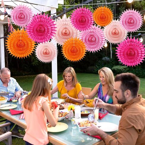 BestoFun 12 PCS White Paper Snowflake Decorations Frozen Birthday Party Supplies Winter Wonderland Party Decorations Christmas Large Snowflake Decorations Hanging Snowflake Decorations in Saudi Arabia