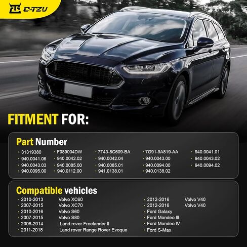 940009402 وحدة التحكم في مروحة التبريد متوافقة مع Volvo S60 ، S80 ، V40 ، V60 ، XC60 ، XC70 ؛ لاند روفر إيفوك ، فريلاندر الثاني ؛ Ford Galaxy ، Edge ، Lincoln - يحل محل OE# 940009402 ، LR045248 ، 7T438C609BA in Saudi Arabia