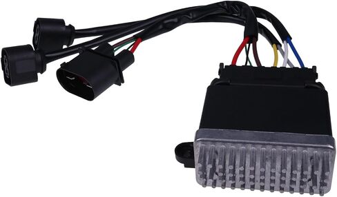 HOLDWELL Engine Cooling Fan Control Module 8K0959501C 8K0959501G Compatible with Audi A4 A5 A6 A7 Q3 Q5 RSQ3 in Saudi Arabia