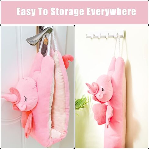Under Door Draft Stopper Decorative Wind Stopper 36 inch for Door & Window, Weighted Animal Air Draft Stopper Snake Noise Blocker for Bottom of Door with Hanging Loops - Unicorn in Saudi Arabia