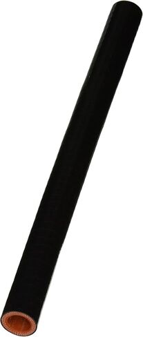 HPS HTST-062-BLK Silicone High Temperature 4-ply Reinforced Tube Coupler Hose, 100 PSI Maximum Pressure, 12" Length, 5/8" ID, Black in Saudi Arabia