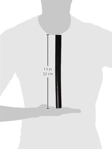 HPS HTST-062-BLK Silicone High Temperature 4-ply Reinforced Tube Coupler Hose, 100 PSI Maximum Pressure, 12" Length, 5/8" ID, Black in Saudi Arabia