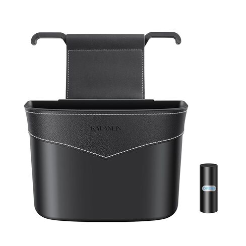 سلة المهملات CAN MINI TRASH STHERENIZER مع أكياس القمامة البلاستيكية أكياس السيارات الصغيرة صندوق القمامة للمكتب المنزلي للسيارات باب السيارة الإكسسوارات في المقعد الخلفي (CAN TRASH CAN) in Kuwait