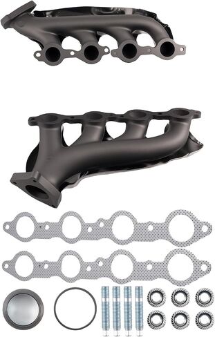 maXpeedingrods LH+RH Exhaust Manifold Kit 327-01928 12571679 with Gasket for Chevy Express Silverado, for GMC Sierra Yukon, for Cadillac Escalade 4.8L 5.3L 5.8L 6.0L 6.2L in Kuwait