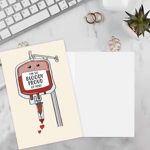 Cute Thank You Card for Heart Surgeon, Funny Thank you Gift for Women Men, Appreciation Card for Doctor Nurse Medical Staff, Thank You from the Apex of My Heart in Kuwait