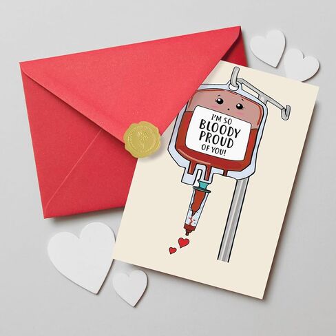 Cute Thank You Card for Heart Surgeon, Funny Thank you Gift for Women Men, Appreciation Card for Doctor Nurse Medical Staff, Thank You from the Apex of My Heart in Kuwait