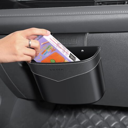 سلة المهملات CAN MINI TRASH STHERENIZER مع أكياس القمامة البلاستيكية أكياس السيارات الصغيرة صندوق القمامة للمكتب المنزلي للسيارات باب السيارة الإكسسوارات في المقعد الخلفي (CAN TRASH CAN) in Kuwait