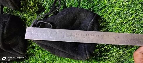 Handmade Medieval Viking Coin Pouch – Black Suede Leather Drawstring Pouch for Reenactment, LARP & Renaissance Fair Costumes in Saudi Arabia