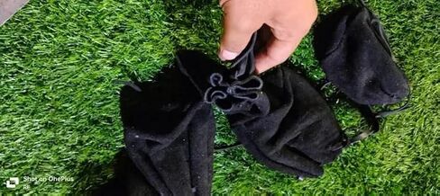 Handmade Medieval Viking Coin Pouch – Black Suede Leather Drawstring Pouch for Reenactment, LARP & Renaissance Fair Costumes in Saudi Arabia