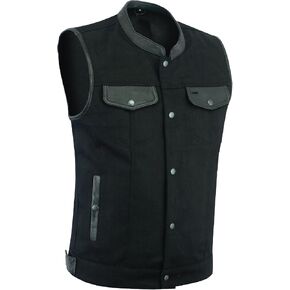 Biker Denim Club Style Vest – Bold & Rugged Look in Saudi Arabia