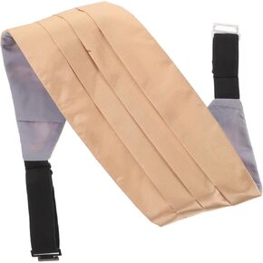 PartyKindom Men القابل للتعديل ساتان cummerbund مع ملحقات أنيقة مقبلات الربط مسبقا لحفلات الزفاف البترات والأحداث الرسمية التصميم المتطور in Kuwait