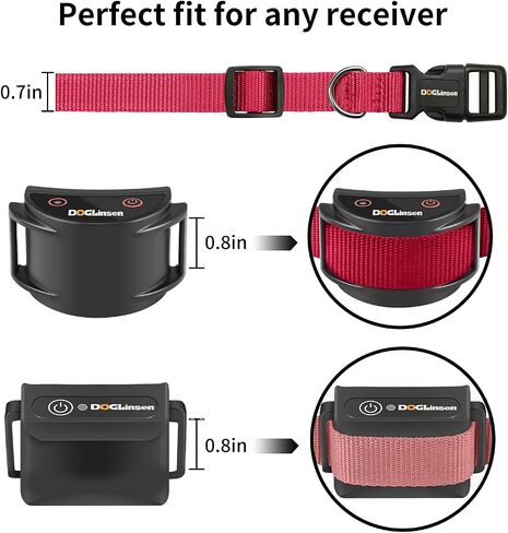 Replacement Collar for Shock Collar, Dog Training Collar Replacement Strap, 3/4 Inch Shock Collar Strap Compatible with Delupet Vsezund Bousnic Patpet Hkzooi Dog Care Nikketta Yawpet Invirox in Saudi Arabia