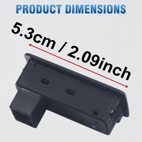 مفتاح إطلاق صندوق Trunk ، 1pc Car 4 Dins Trunk Opener Bine ، زر إصدار الباب الخلفي متوافق مع Audi A4/S4/Avant Quattro 2008-2016 4G0959831A 4G0959831B in Saudi Arabia
