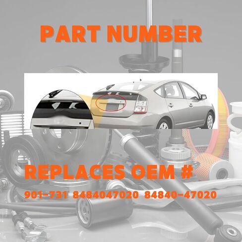 Rear Trunk Liftgate Release Switch Replacement for Toyota Prius 2004-2009 L4 1.5L 8484047020 84840-47020 in Saudi Arabia