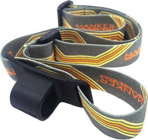 Manker Headband, Adjustable Elastic Silicone Headband for E02 / E02H / E02 II / E02 III Flashlight in Saudi Arabia