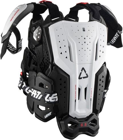Leatt 6.5 Pro Chest Protector White Large in Saudi Arabia
