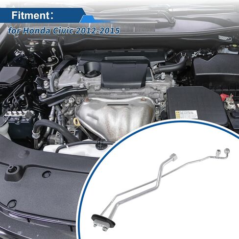 خرطوم سائل المبرد A/C لـ Honda Civic 2012-2015 خط أنبوب تكييف الهواء رقم 80320TR0A02 الحديد المطاطي in Kuwait