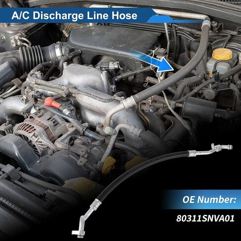 A/C Refrigerant Liquid Hose for Honda Civic 2006-2011 Pressure Hose Air Conditioning Pipe Line No.80311SNVA01 Rubber Iron in Saudi Arabia