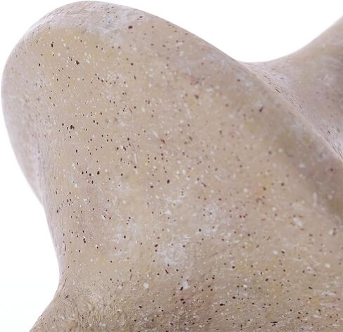 DN DENATION 3 DICK KNOT DECORT ، Beige Travertine Coffee Table Decoration ، Boho Resin Chain Decor in Saudi Arabia