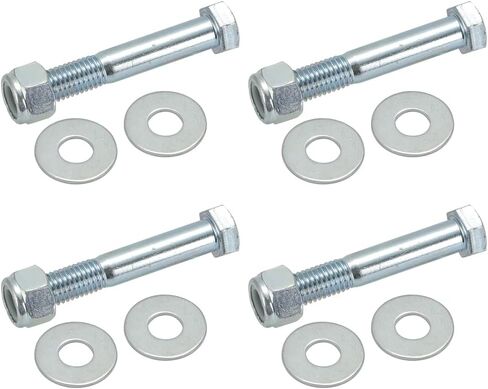 AUTOVIC Hardened Rear Shock Bolt Kit Upper & Lower for 1999 2020 Chevy Silverado GMC Sierra 1500 2500 3500 Grade 8.8, Fits 4x4 & 2wd in Saudi Arabia