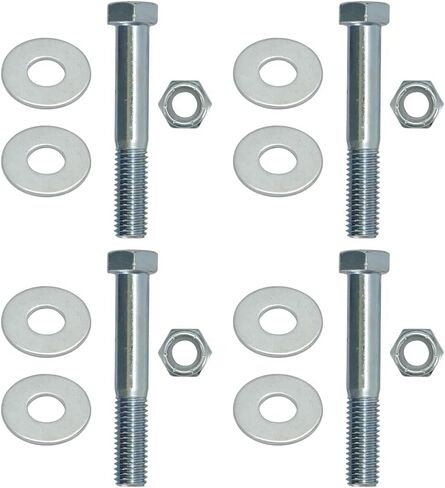 AUTOVIC Hardened Rear Shock Bolt Kit Upper & Lower for 1999 2020 Chevy Silverado GMC Sierra 1500 2500 3500 Grade 8.8, Fits 4x4 & 2wd in Saudi Arabia