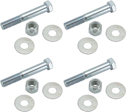 AUTOVIC Hardened Rear Shock Bolt Kit Upper & Lower for 1999 2020 Chevy Silverado GMC Sierra 1500 2500 3500 Grade 8.8, Fits 4x4 & 2wd in Saudi Arabia
